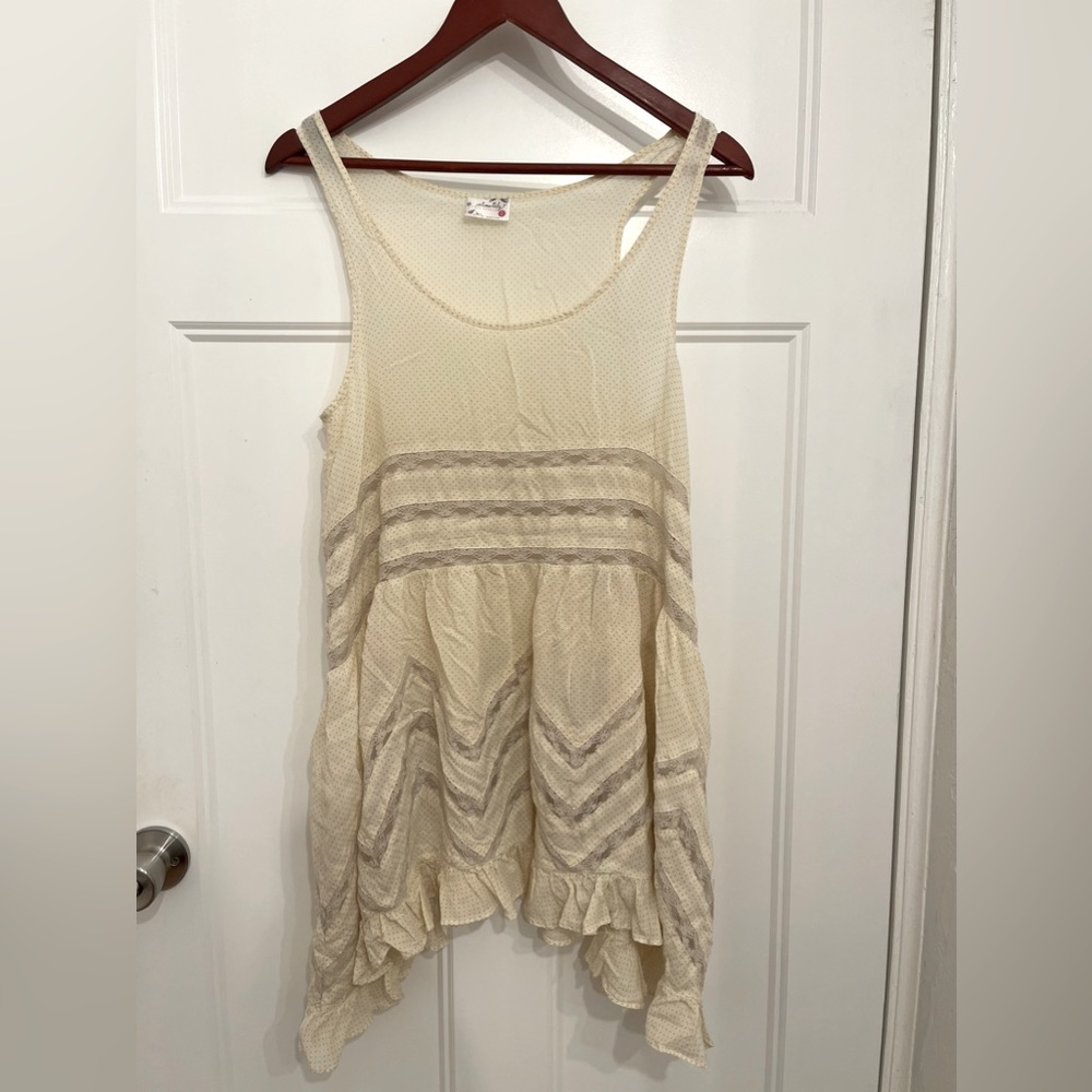 Free People Voile Trapeze Slip Dress
